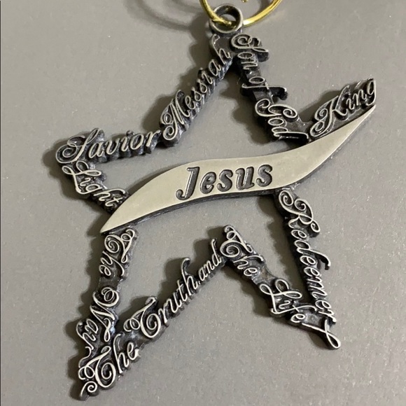 🖤Star with Jesus Christ💕 name on decor - Picture 2 of 8